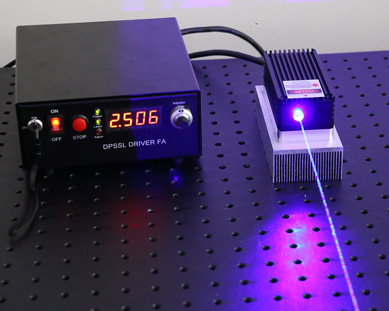 445nm 6W Semiconductor Laser High Power Blue Laser Beam